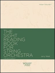 The Sight-Reading Book for String Orchestra Viola string method book cover